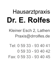Hausarztpraxis Rolfes, Lathen